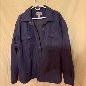 Duluth Trading Co. Men's Snap Button Fleece Lined Canvas Coat